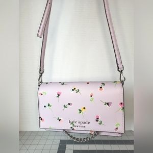 Kate Spade Carson lilac floral crossbody bag